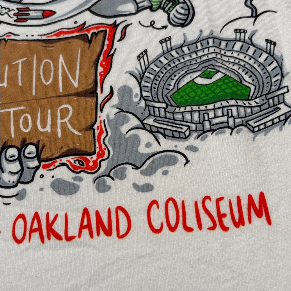 Green Day 2017 Revolution Radio Tour White T-Shirt , L , $32 - Picture 5 of 8